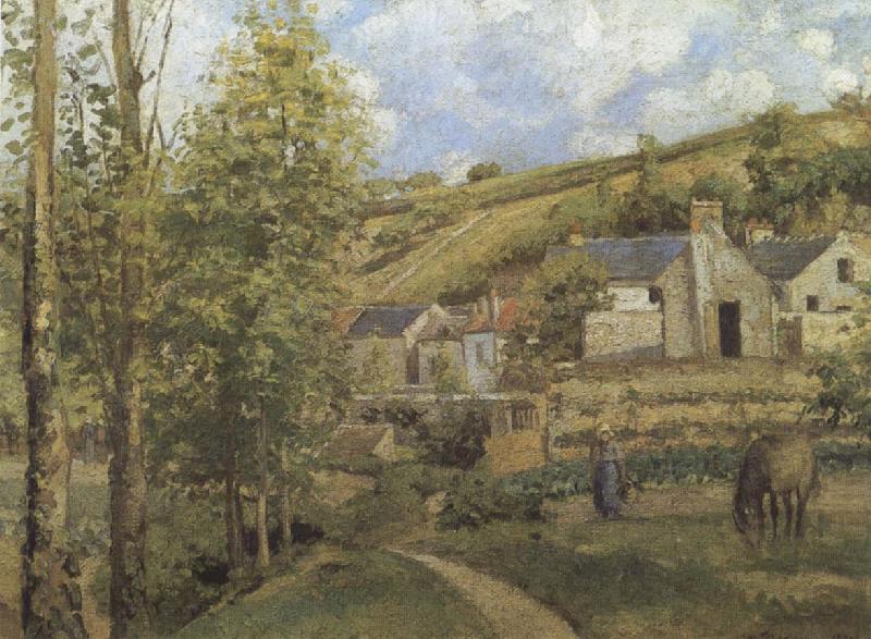 Camille Pissarro The Hermitage at Pontoise china oil painting image